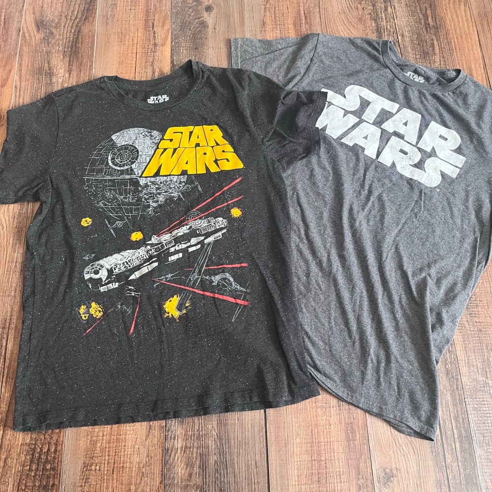 Star Wars mens Graphic T-Shirts bundle sz M